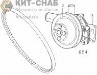 Water pump assembly bb0аЗ-1307000/03