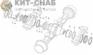 Rear Axle Assembly (SC11CB220G2B1, 6CTA8.3-C215)