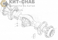 9F653-26A000000A0  Front drive axle installation