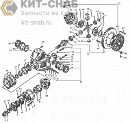 Front axle main drive assembly
