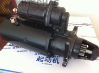 Стартер (бендикс закрытый QD2827DF 10 зуб) двигателя Weichai WD615