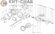 B80A040101T1 Front Axle Differential Assembly
