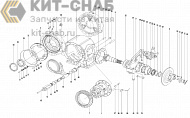 B80A040101T1 Front Axle Differential Assembl