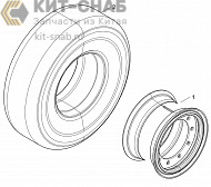 TYRE AND RIM AS 01E0175 001