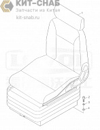 9F850-44A000000A0 Seat installation assembly